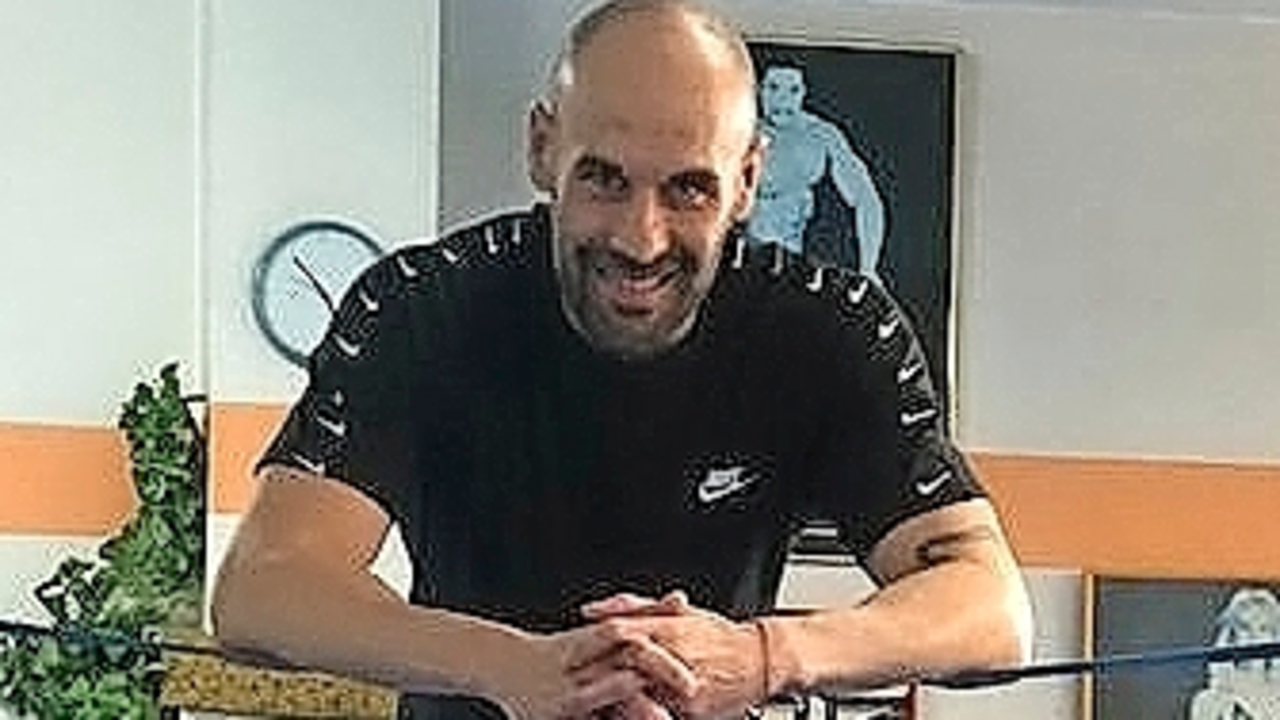 Dani &lsquo;La Cobra&rsquo; Rasilla, en su gimnasio.