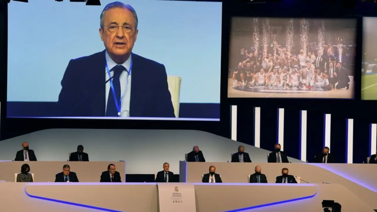contundente Florentino P&eacute;rez ha defendido al Real Madrid frente a la UEFA y a LaLiga en una de las Asambleas del Real Madrid m&aacute;s reivindicativas que se recuerdan.