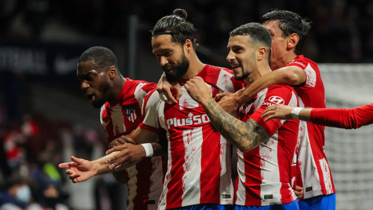 Felipe Augusto de Almeida, del Atl&eacute;tico de Madrid, celebra un gol durante el partido de f&uacute;tbol de La Liga disputado entre el Atl&eacute;tico de Madrid y el CA Osasuna en el estadio Wanda Metropolitano el 20 de noviembre de 2021 en Madrid, Espa&ntilde;a.
AFP7 / Europa Press