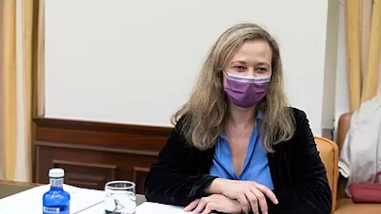 Victoria Rosell, en una comparecencia reciente en el Congreso.