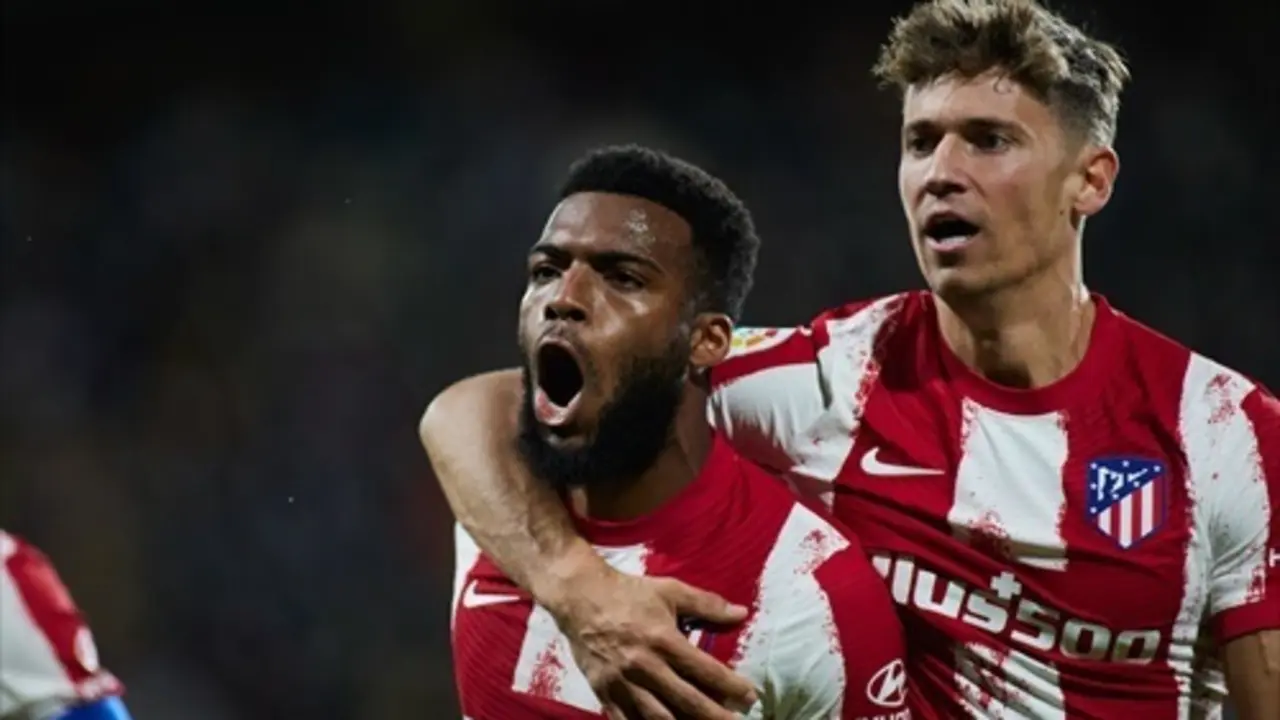Thomas Lemar, del Atl&eacute;tico de Madrid, celebra un gol durante el partido de f&uacute;tbol de La Liga Santander, disputado entre el C&aacute;diz CF y el Atl&eacute;tico de Madrid en el estadio Nuevo Mirandilla el 28 de noviembre de 2021, en C&aacute;diz, Espa&ntilde;a.
Firma
AFP7 / Europa Press