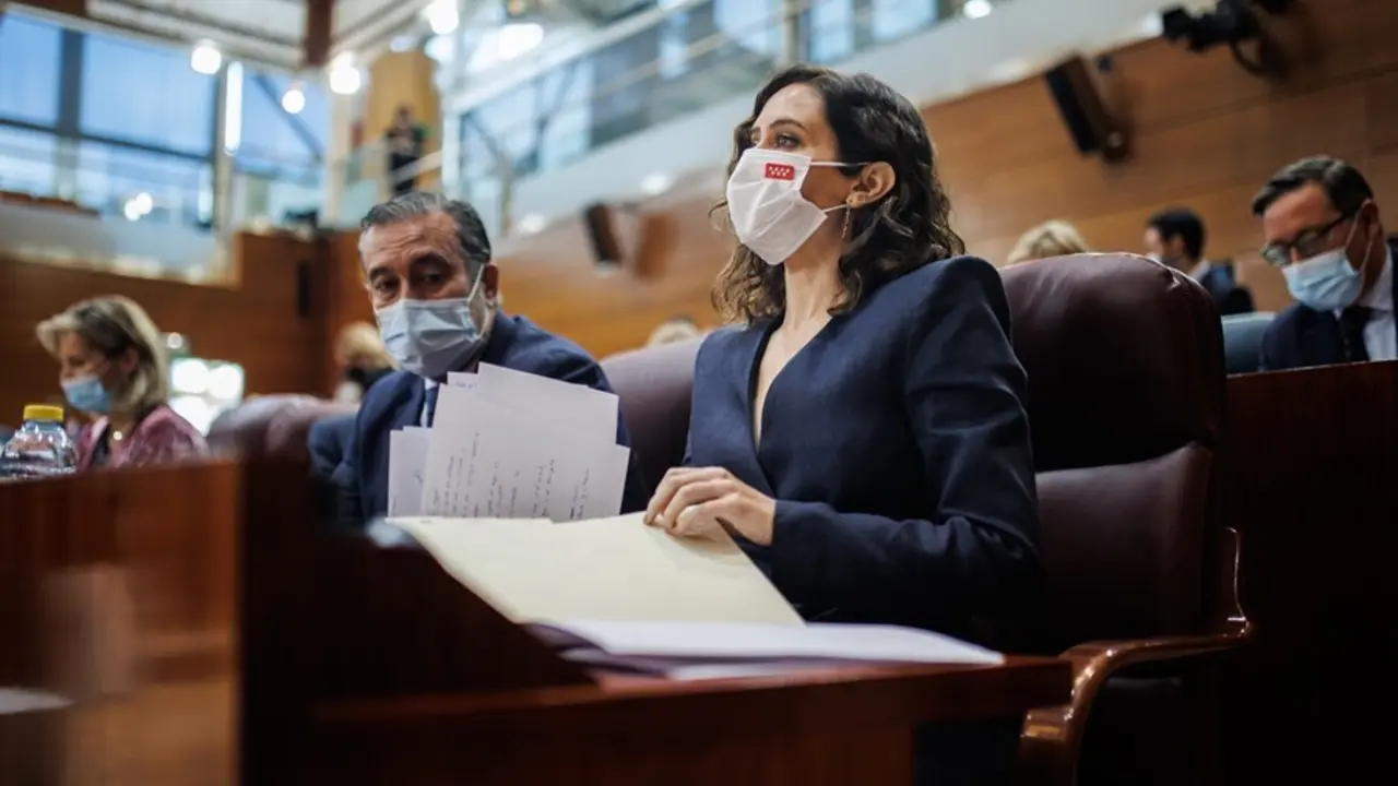 La presidenta de la Comunidad de Madrid, Isabel Diaz Ayuso.