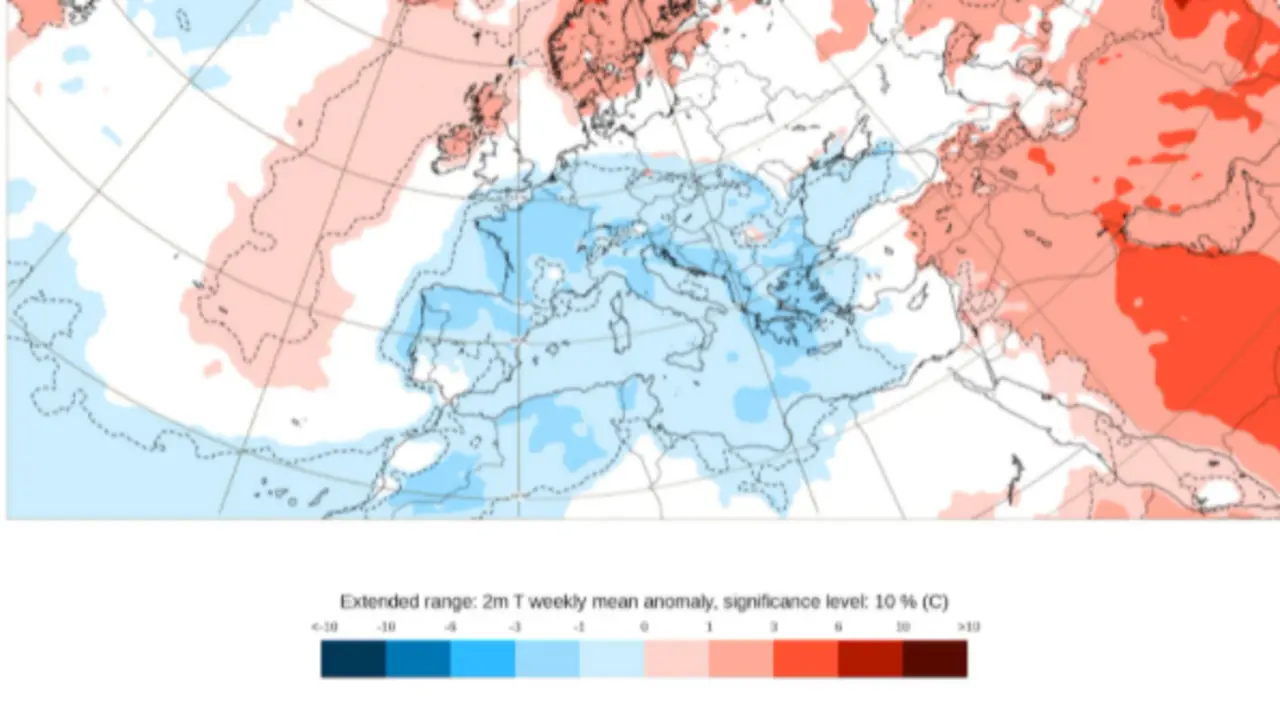 Los d&iacute;as de Navidad podr&aacute;n presentar temperaturas hasta 3 &ordm;C m&aacute;s bajas de lo normal.