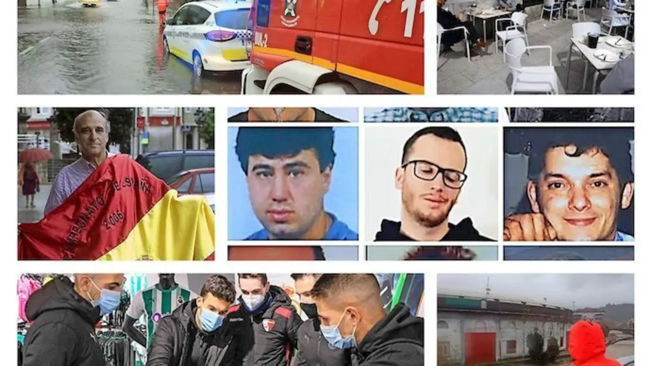 Varias de las im&aacute;genes que os podr&eacute;is encontrar en las noticias destacadas de hoy en Cantabria. / ALERTA