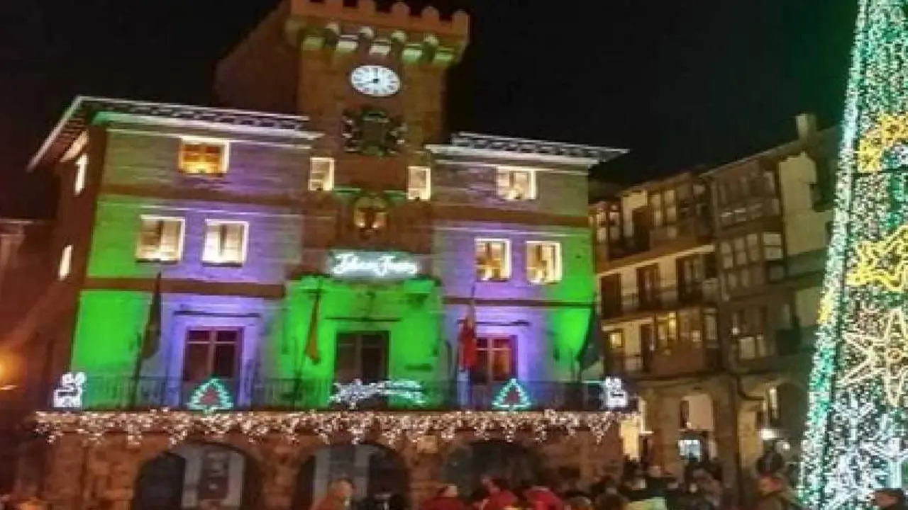 Luces de Navidad en 2020.