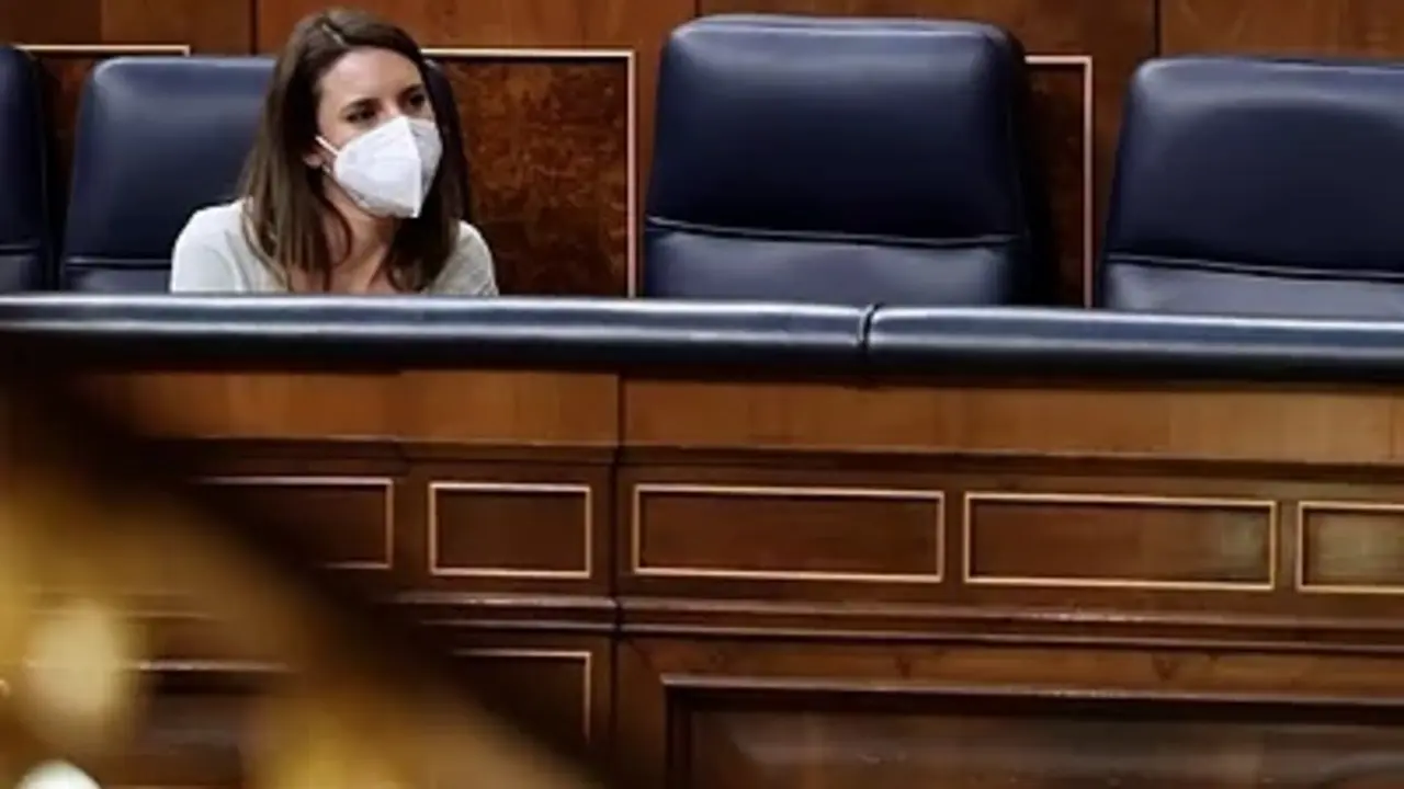 La ministra de Igualdad, Irene Montero, este mi&eacute;rcoles.EFE