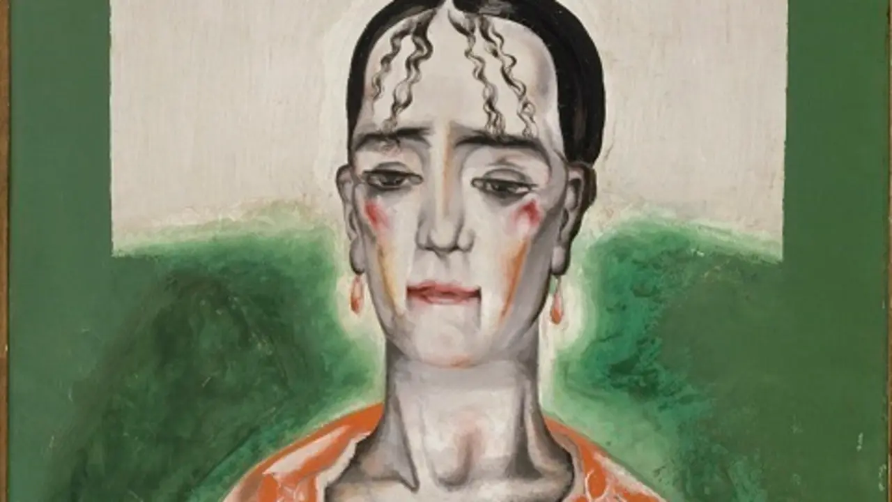 Maria Blanchard (1881-1932). "L'Espagnole", vers 1910-1913. Paris, mus&eacute;e d'Art moderne.