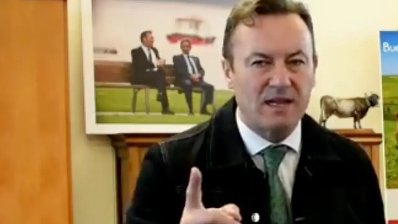 El consejero de Ganader&iacute;a de Cantabria, Guillermo Blanco.