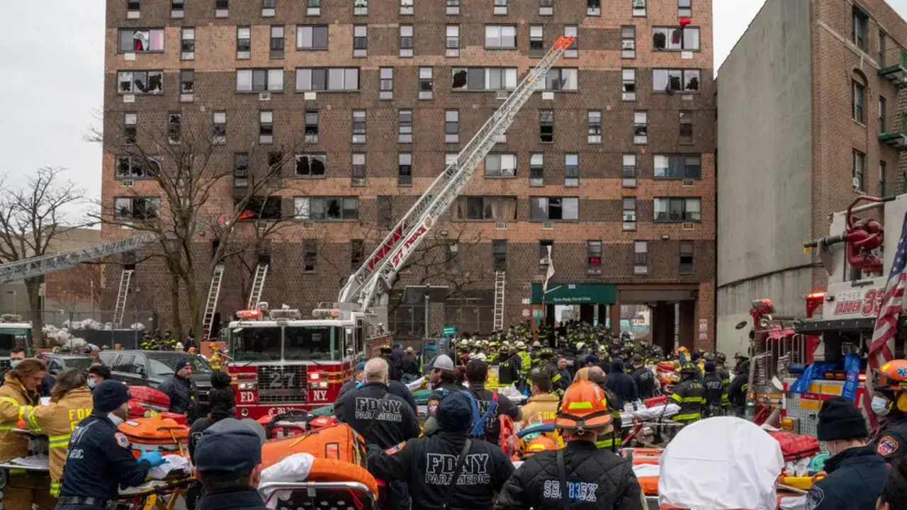 incendio en el bronx