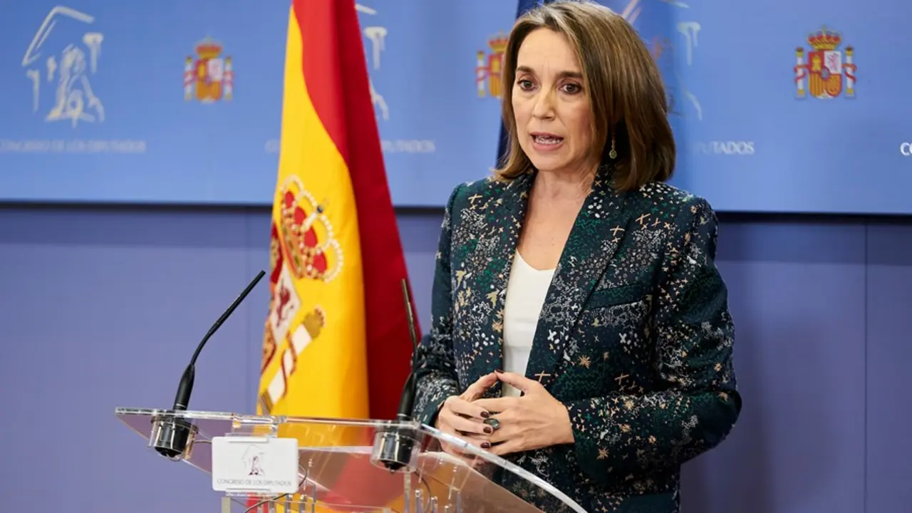 Cargar m&aacute;is
La portavoz parlamentaria del PP, Cuca Gamarra, en una rueda de prensa anterior a una Junta de Portavoces en el Congreso de los Diputados, a 21 de diciembre de 2021, en Madrid, (Espa&ntilde;a).