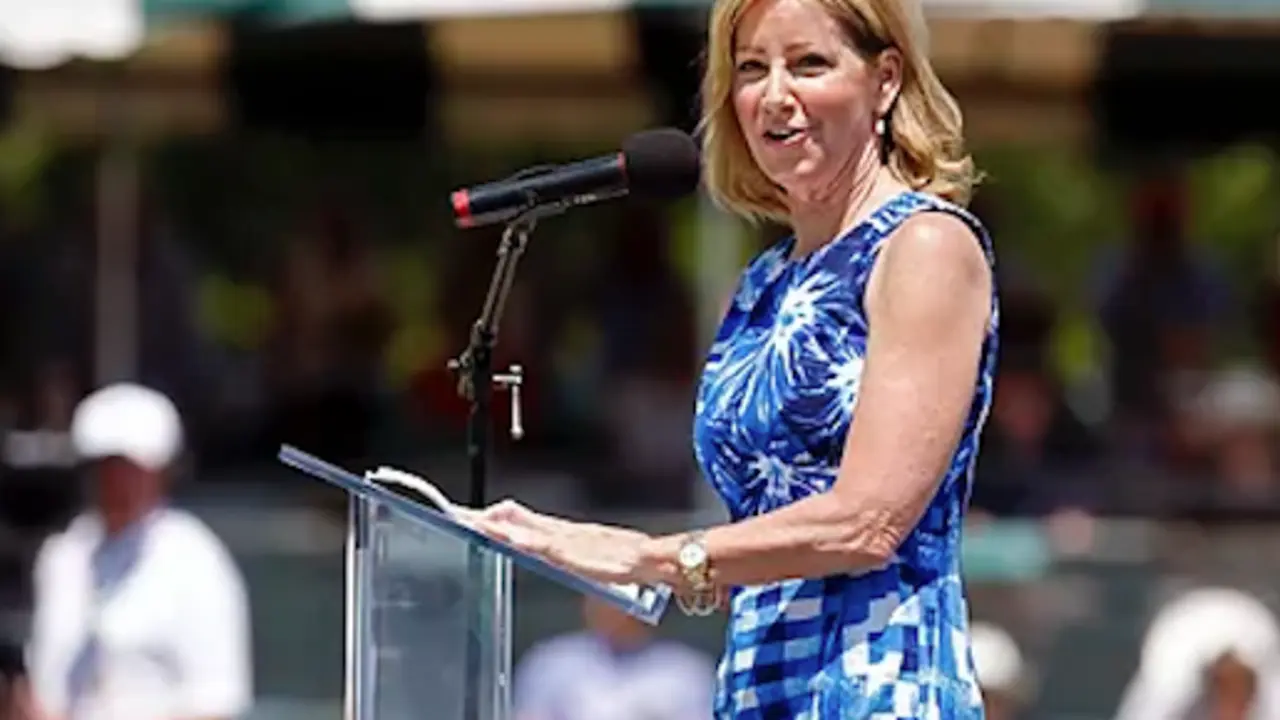 Chris Evert, en una imagen de archivo.Michael DwyerAP