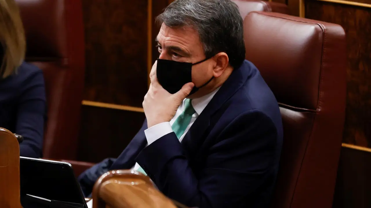 El portavoz del PNV en el Congreso, Aitor Esteban. / EFE