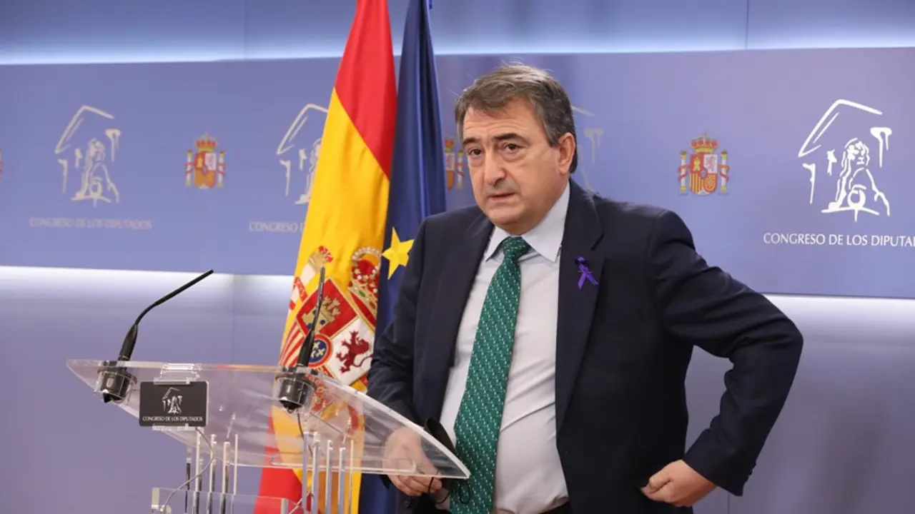 El portavoz del PNV en el Congreso de los Diputados, Aitor Esteban. / AEE