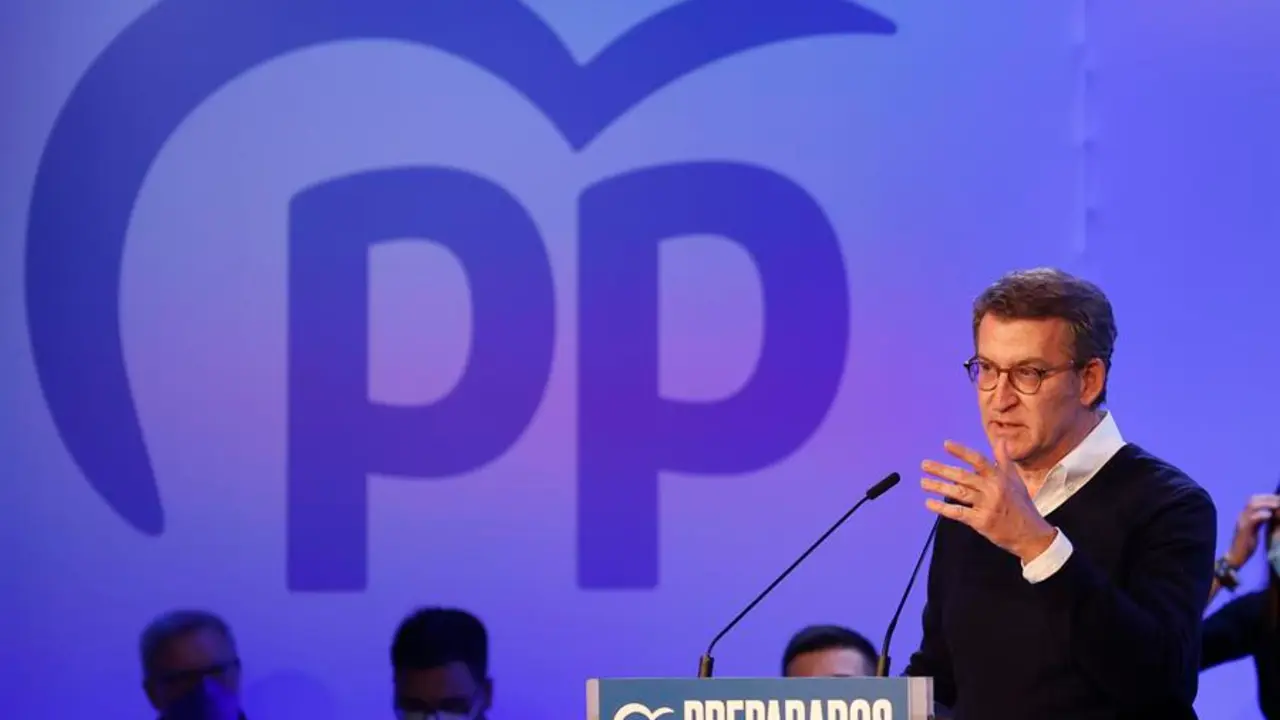 El presidente de la Xunta y futuro l&iacute;der del PP, Alberto N&uacute;&ntilde;ez Feij&oacute;o, en una foto de archivo en Madrid. EFE/ Juanjo Mart&iacute;n