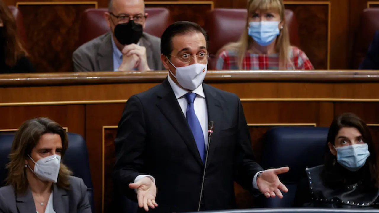 Jos&eacute; Manuel Albares, este mi&eacute;rcoles en el Congreso.Juan Carlos HidalgoEFE
