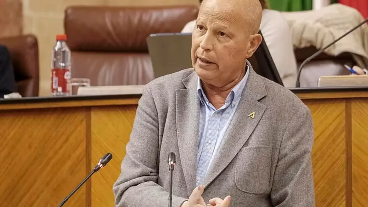 El consejero de Educaci&oacute;n y Deportes, Javier Imbroda, en el Parlamento de Andaluc&iacute;a.EUROPA PRESS