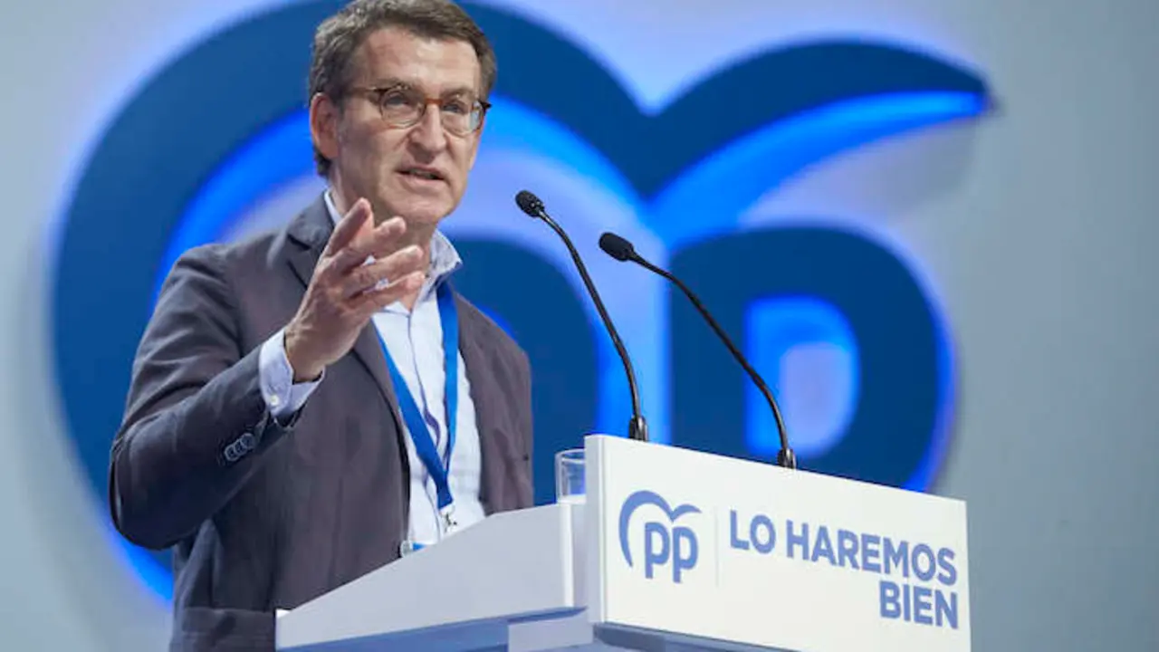 El presidente de del PP,  Alberto N&uacute;&ntilde;ez Feij&oacute;o. / Joaquin Corchero / Europa Press