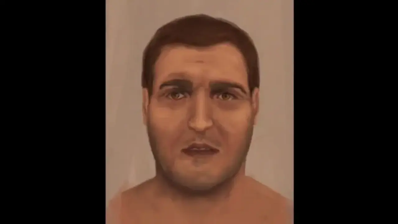 Retrato robot del hombre hallado en un poxo en O Porri&ntilde;o.