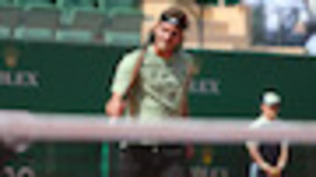 Stefanos Tsitsipas of Greece during the Rolex Monte-Carlo Masters 2022, ATP Masters 1000 tennis tournament on April 15, 2022 at Monte-Carlo Country Club in Roquebrune-Cap-Martin, France - Photo Laurent Lairys / DPPI