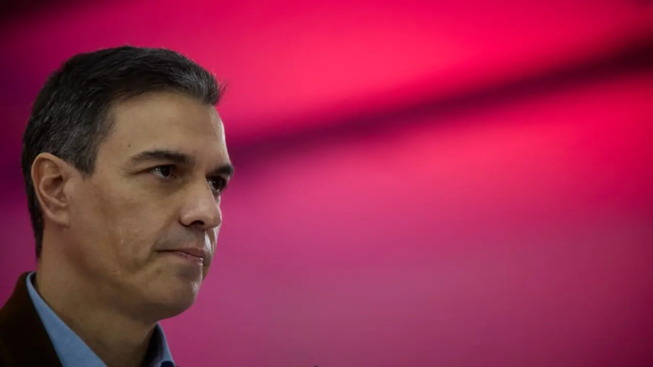 Cargar m&aacute;is
El presidente del Gobierno, Pedro S&aacute;nchez, interviene en un acto del PSOE en el Espacio Rastro de Madrid, a 9 de abril de 2022, en Madrid (Espa&ntilde;a)