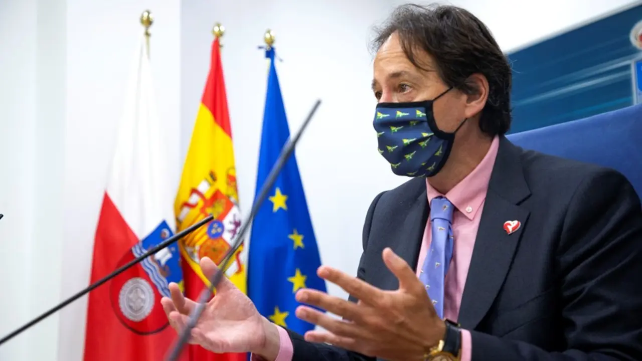El consejero de Obras P&uacute;blicas, Ordenaci&oacute;n del Territorio y Urbanismo, Jos&eacute; Luis Gochicoa.