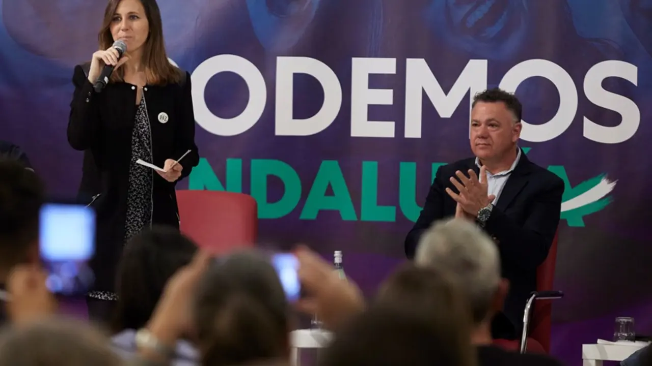 La secretaria general de Podemos, Ione Belarra. EUROPA PRESS