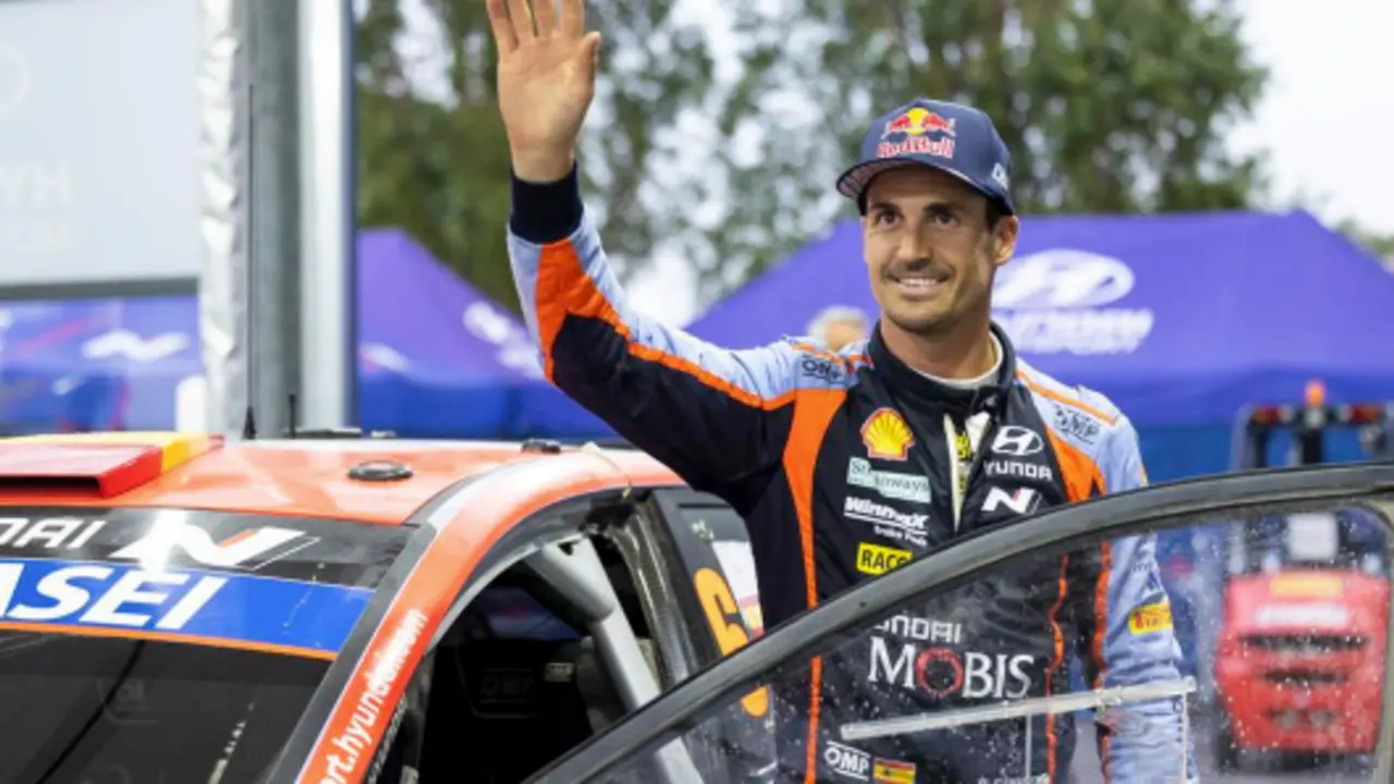 El c&aacute;ntabro Dani Sordo en el Rally de Portugal. / ALERTA