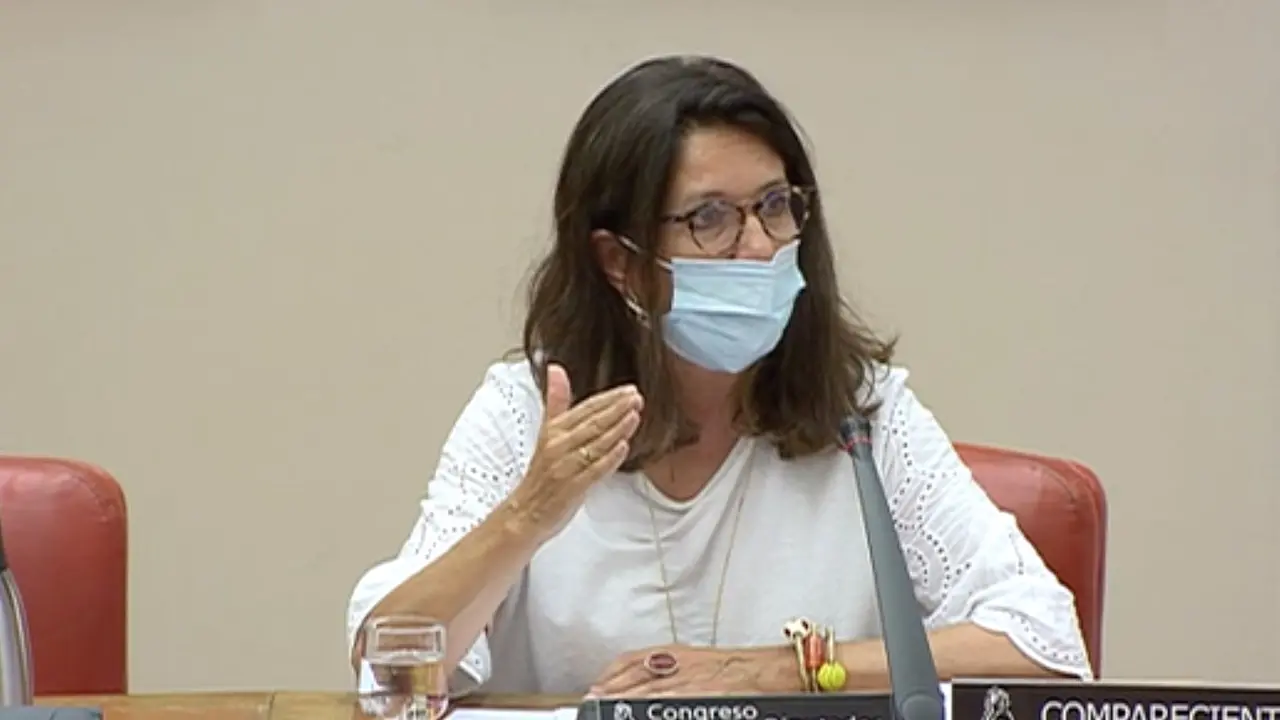 Mar Espa&ntilde;a, directora de la Agencia Espa&ntilde;ola de Protecci&oacute;n de Datos, en una comparecencia en el Congreso.
