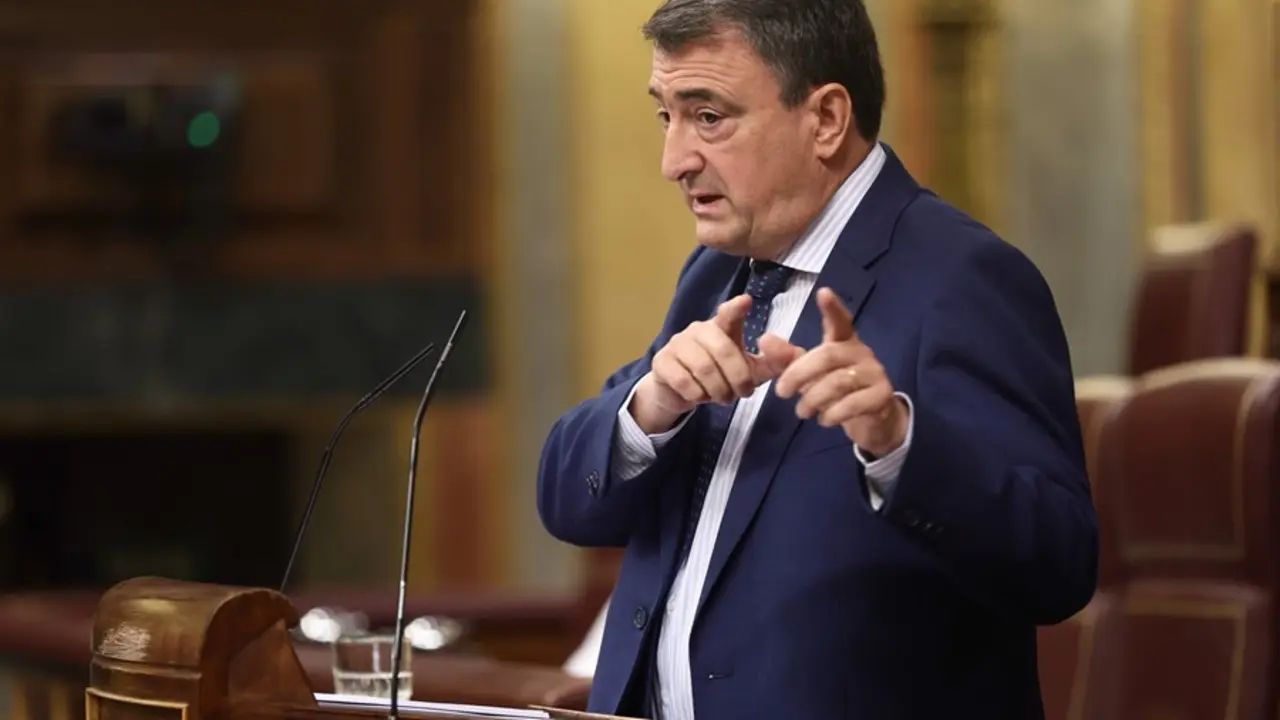 El portavoz del PNV en el Congreso de los Diputados, Aitor Esteban. / EP