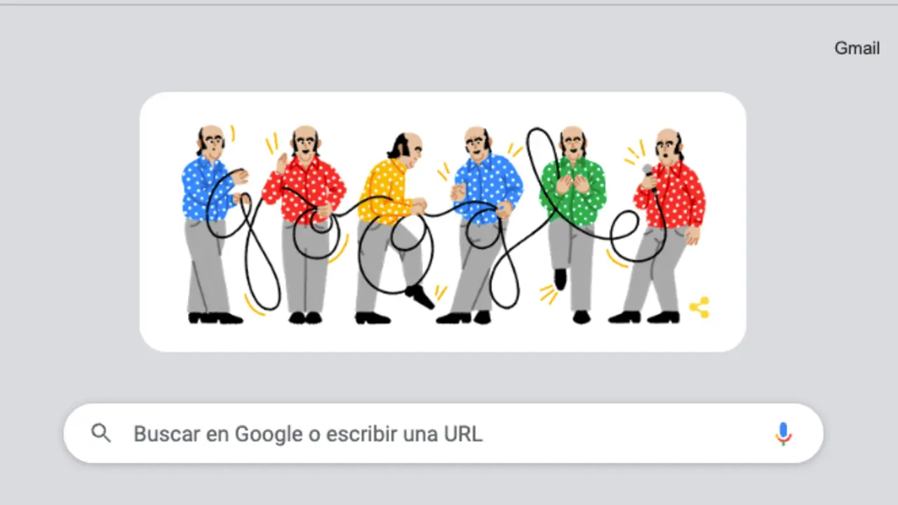 Portada de Google que homenajea a Chiquito de la Calzada.