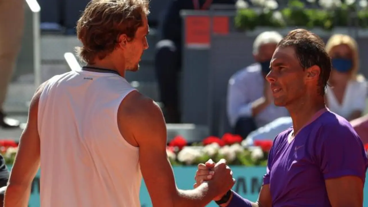 Nadal y Zverev.