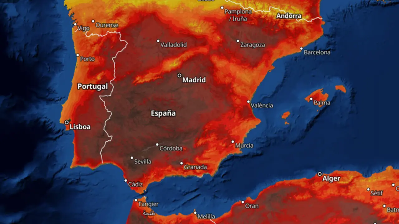 Durante la primera mitad de la semana, se esperan m&aacute;ximas superiores a los 35 &ordm;C en el sur y lluvias en el norte