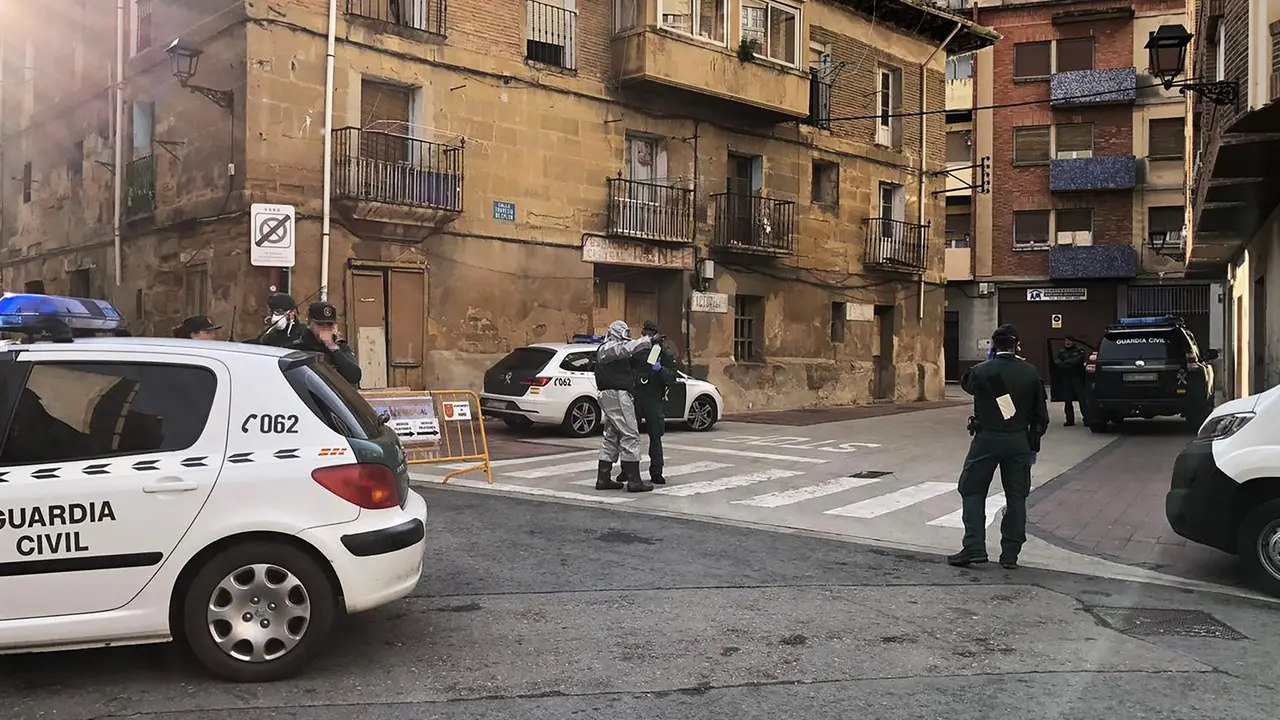 Efectivos de la Guardia Civil en La Rioja.EFE