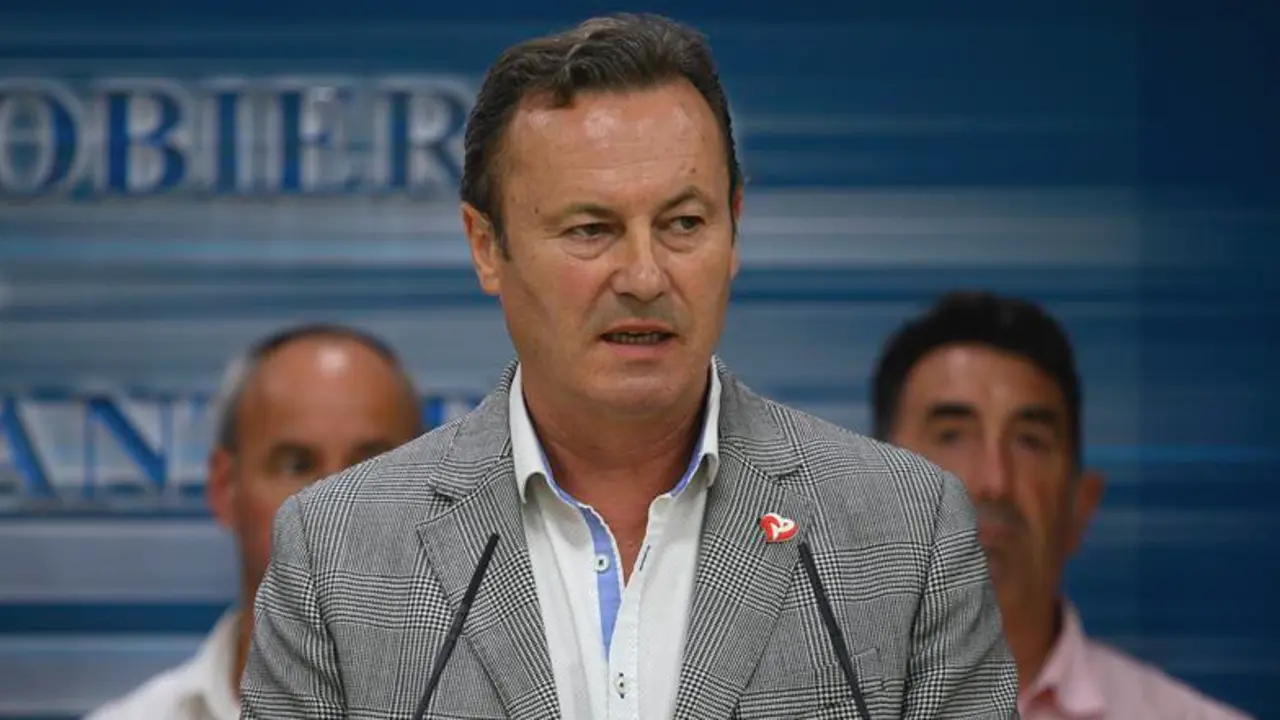 Guillermo Blanco durante una rueda de prensa./ EFE
