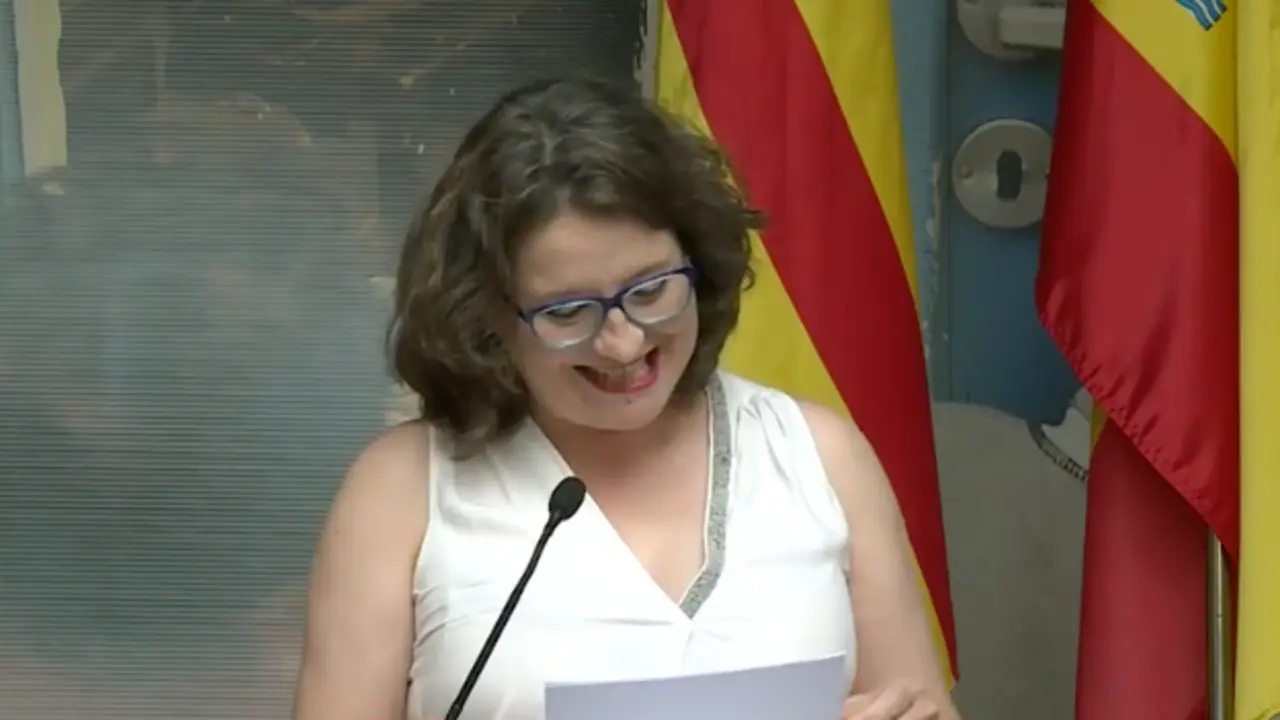 Imagen de la vicepresidenta de la Generalitat Valenciana, M&oacute;nica Oltra. / EFE