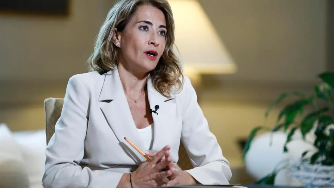 La ministra de Transportes, Raquel S&aacute;nchez. EFE/David Fern&aacute;ndez/Archivo