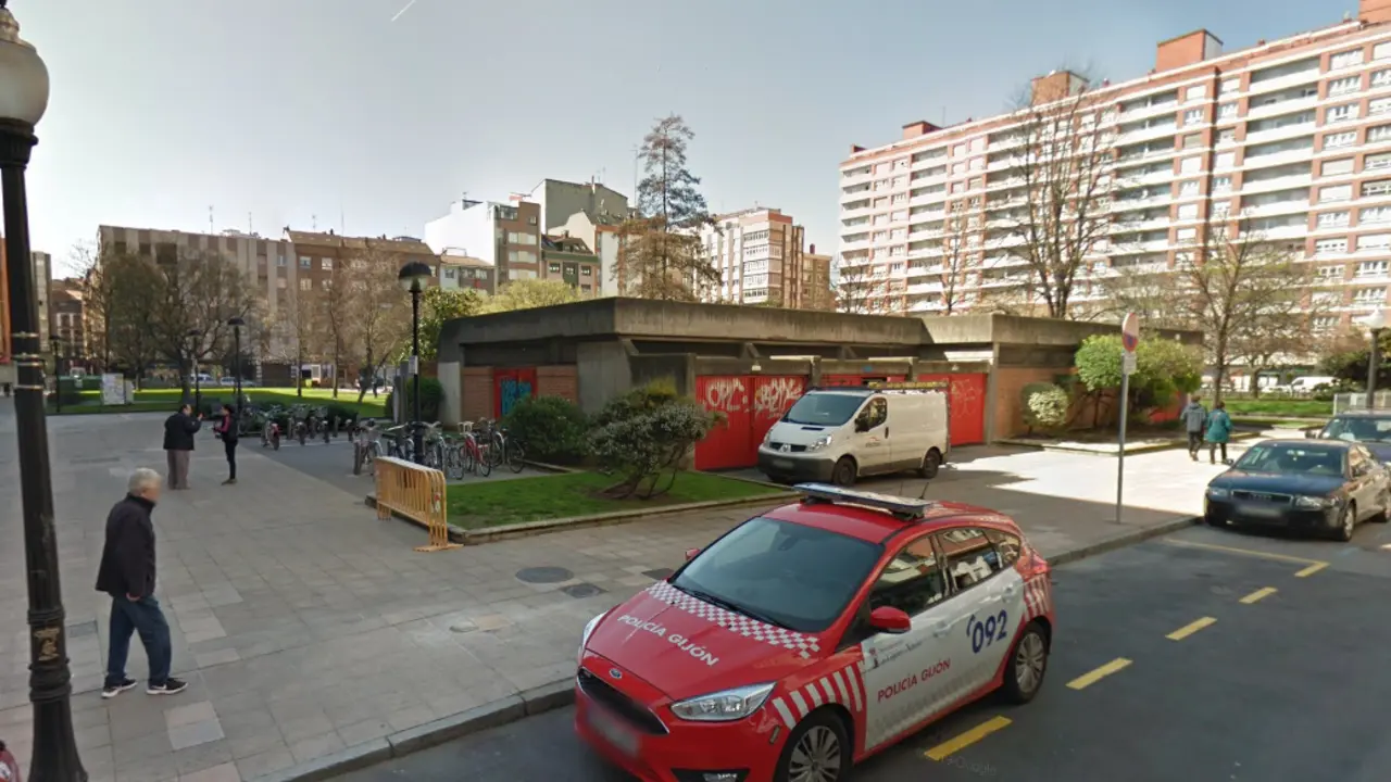 Zona del Parque de la F&aacute;brica del Gas en la que tuvo lugar el suceso. / ALERTA