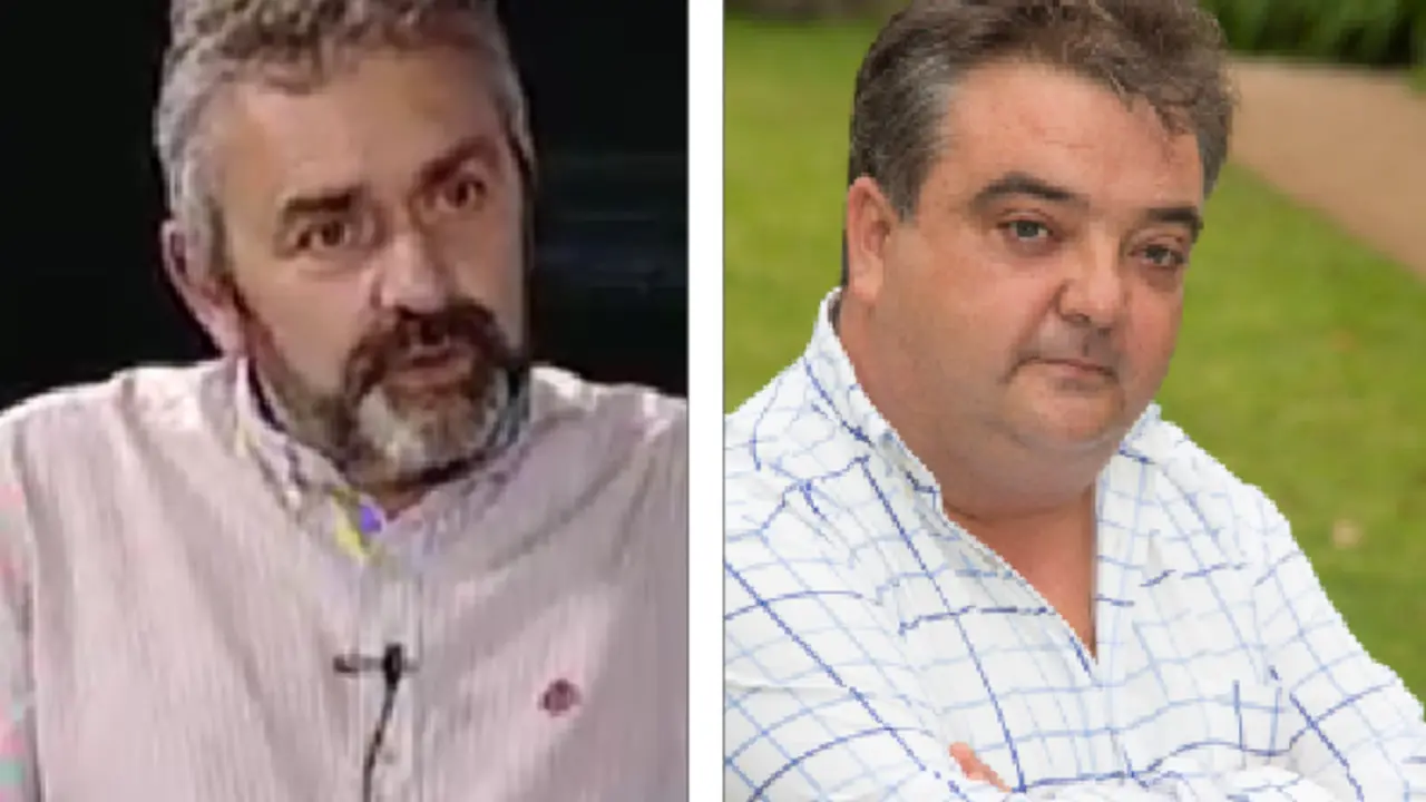 Javier Mart&iacute;n y el regionalista Miguel &Aacute;ngel Ruiz.