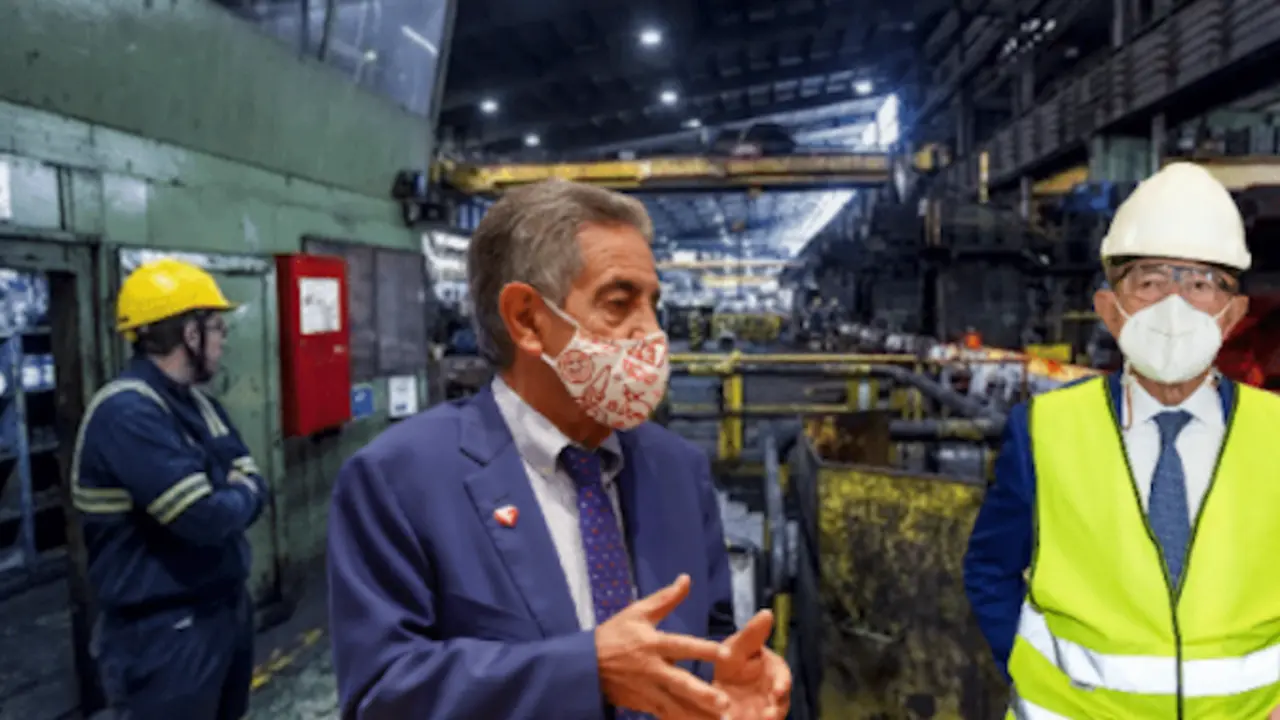 Revilla y Marcano... Y la f&aacute;brica Sidenor en Reinosa.