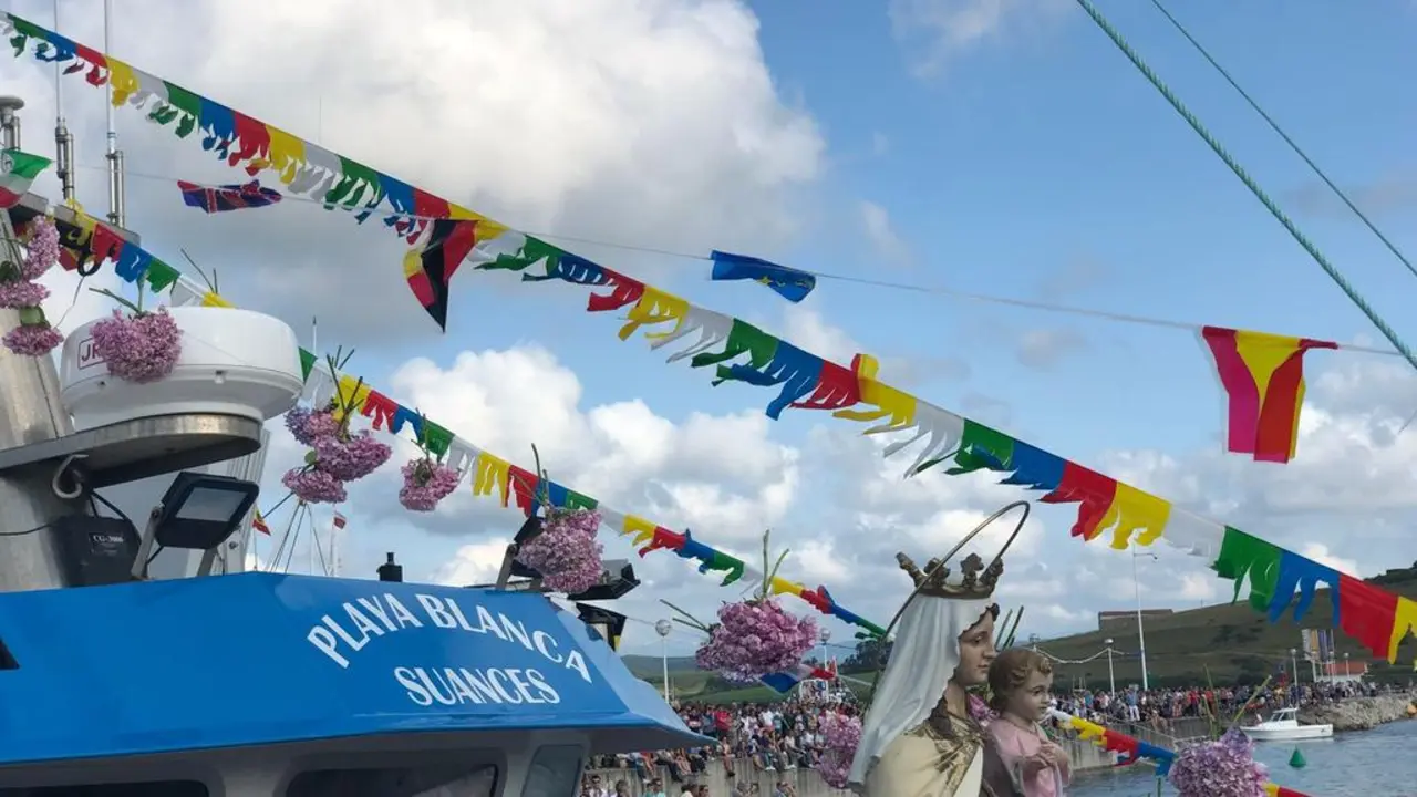 Procesi&oacute;n Mar&iacute;tima de la Virgen del Carmen en Suances en 2018