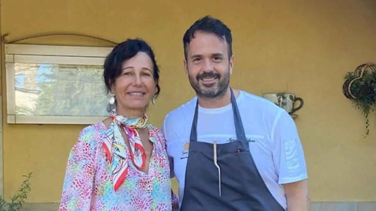 Ana Bot&iacute;n y el cocinero Nacho Solana. / TWITTER