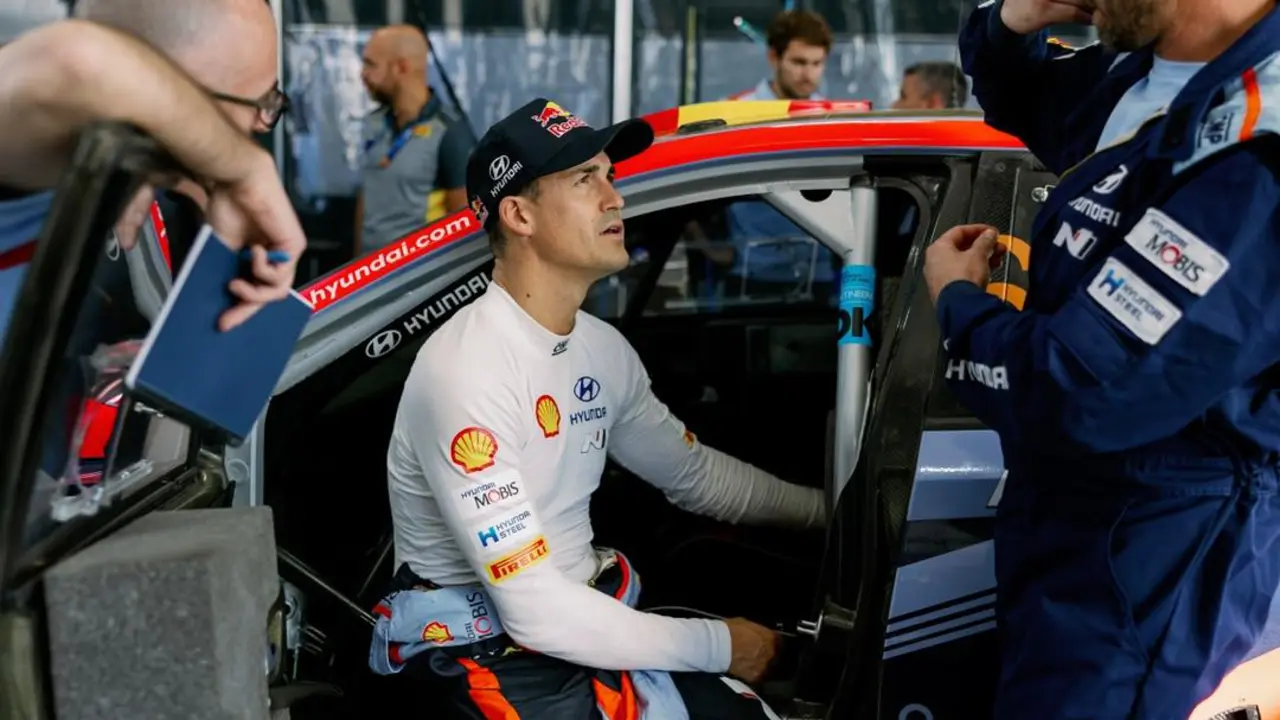 El espa&ntilde;ol Dani Sordo (Hyundai Motorsport).