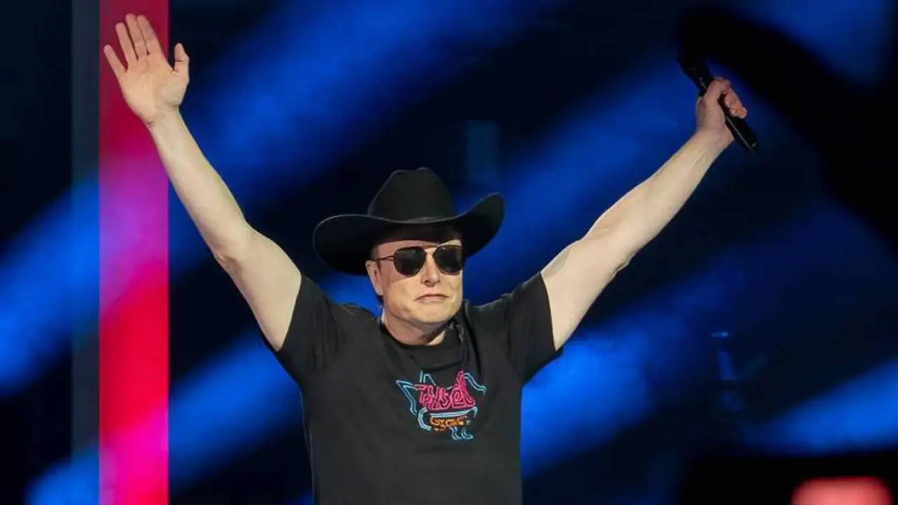 El fundador de Tesla, Elon Musk, en un evento en Texas.
