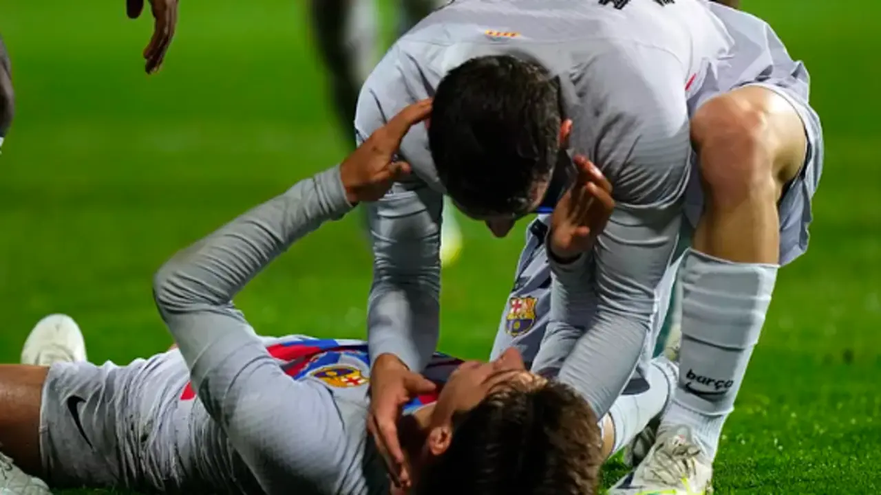 Pablo Torre, tras marcar su gol en Pilsen. DAVID JOSEK AP