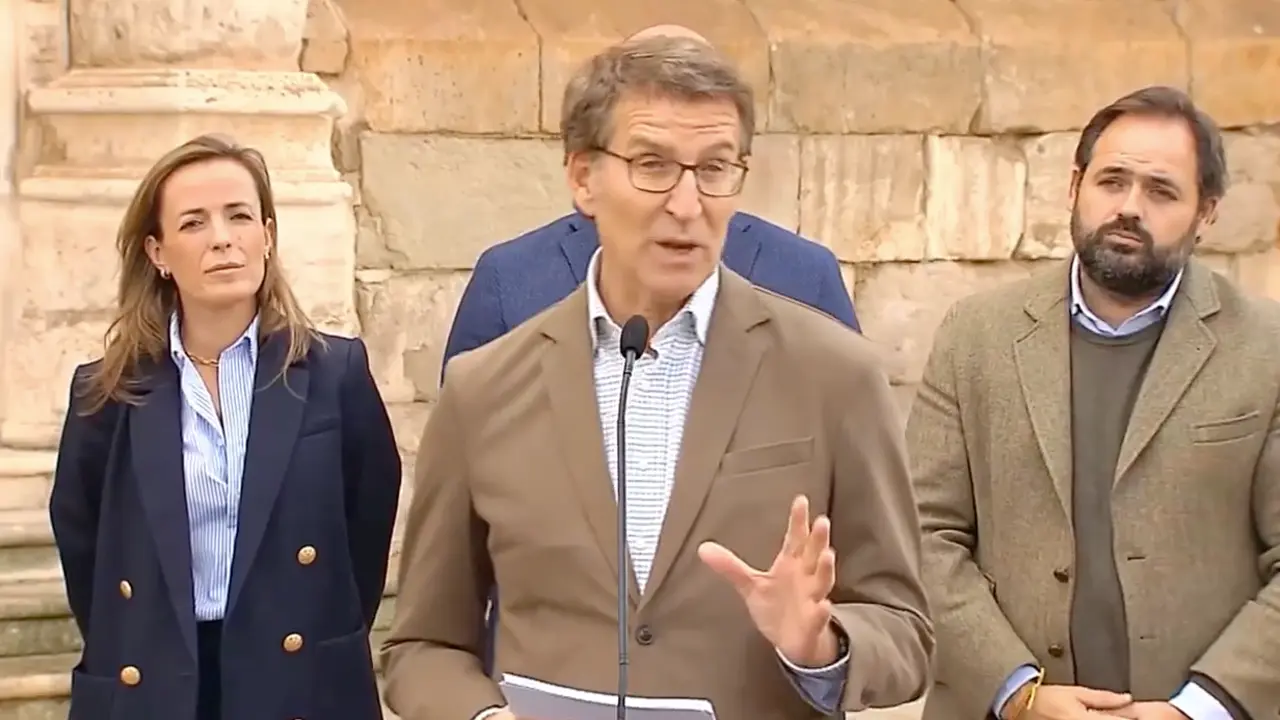 El l&iacute;der del PP, Alberto N&uacute;&ntilde;ez Feij&oacute;o.