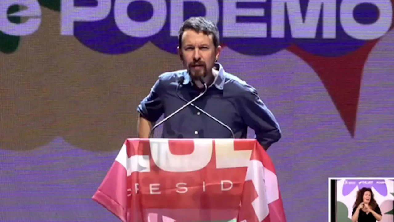 El exl&iacute;der de Podemos, Pablo Iglesias.