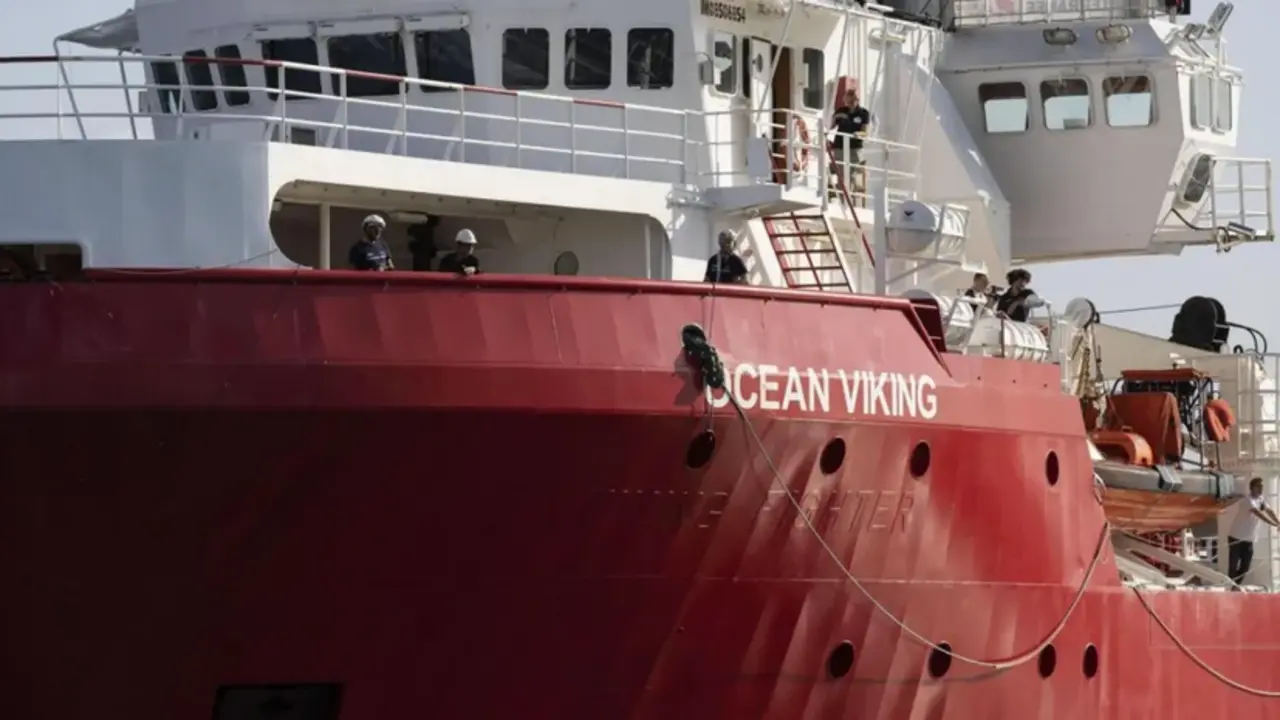 Imagen de archivo del barco Ocean Viking. EFE/EPA/Francesco Ruta