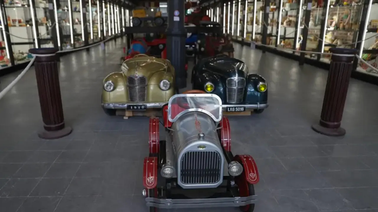 Fotograf&iacute;a de un juguete antiguo que forma parte de la colecci&oacute;n de piezas del museo "El Juguetero", el 18 de noviembre de 2022, en Montevideo (Uruguay). EFE/ Alejandro Prieto