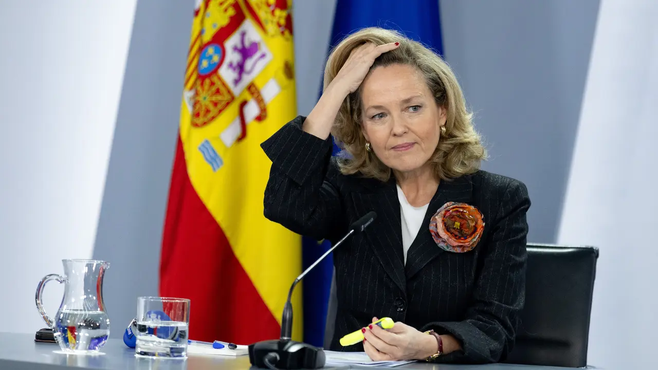 La vicepresidenta primera y ministra de Asuntos Econ&oacute;micos y Transformaci&oacute;n Digital, Nadia Calvi&ntilde;o. / E.P.