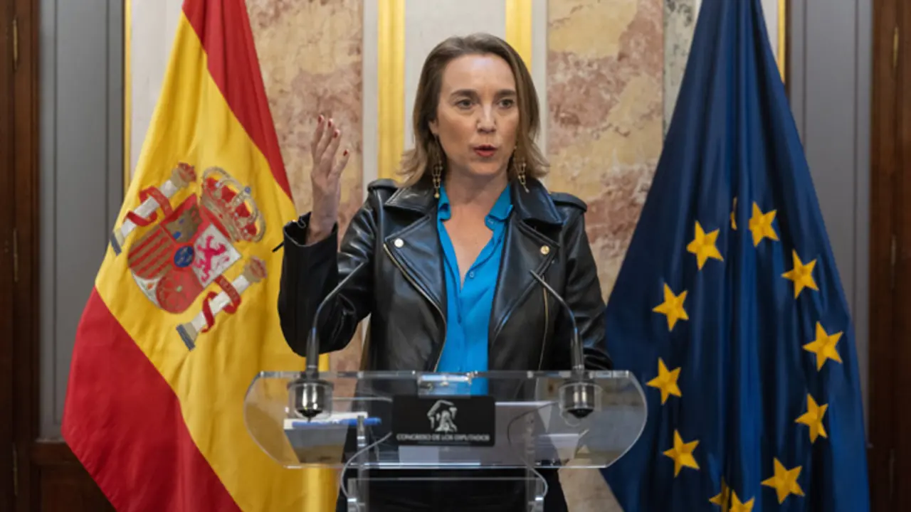 La portavoz del Grupo Parlamentario Popular en el Congreso de los Diputados, Cuca Gamarra. / E.P. / Eduardo Parra